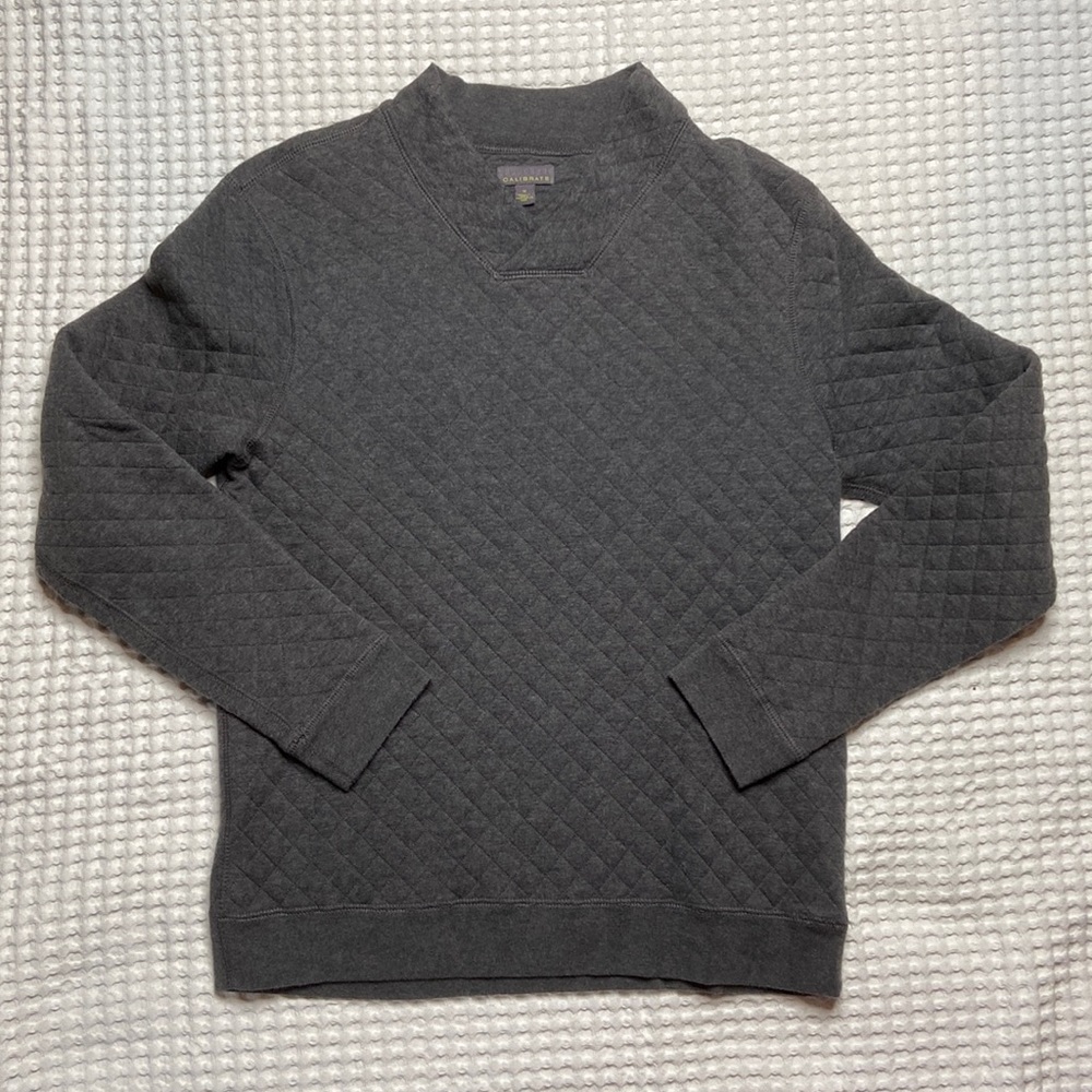 Quilted sweater